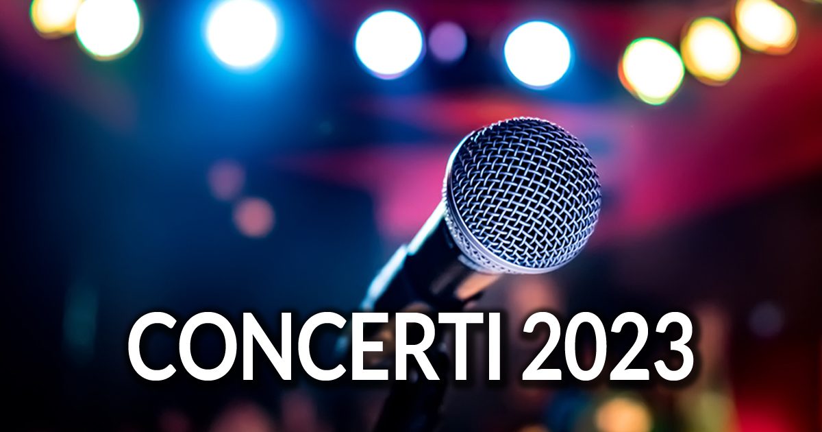 Calendario concerti 2023
