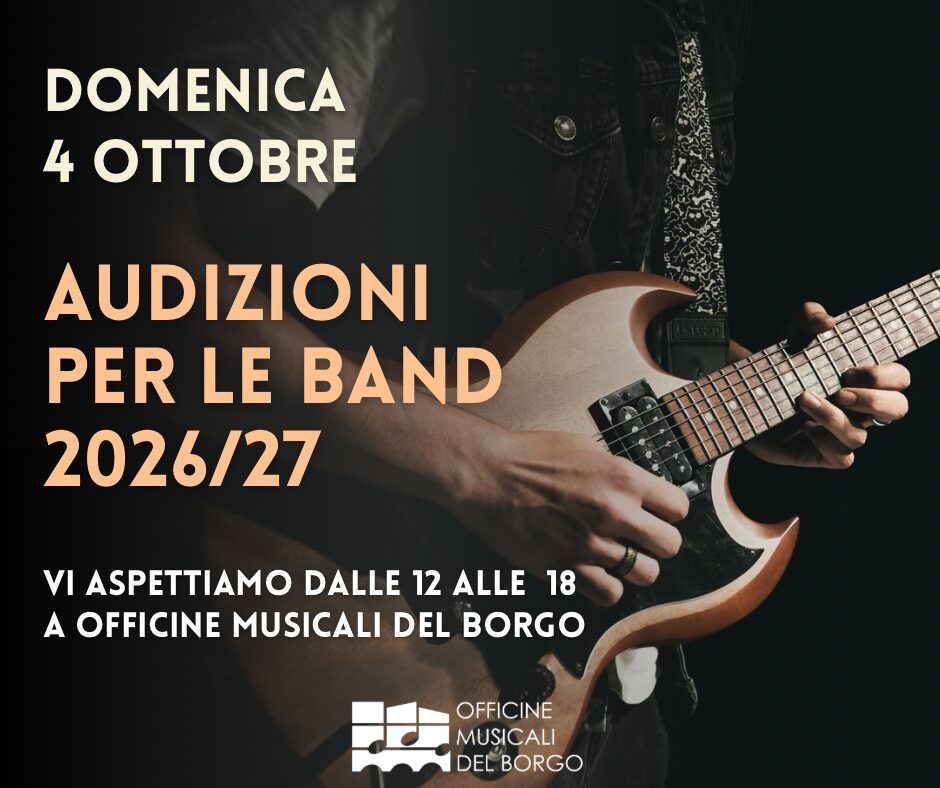 Audizioni band 2026/27